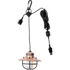 Barebones Living Edison Pendant Light Copper Powder-Coated Steel Construction