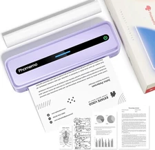 Phomemo Portbale Printers Wireless for Travel,Bluetooth 8.5'' x 11'' Portable...