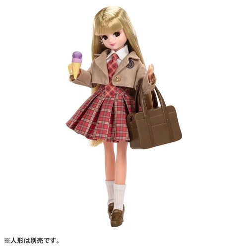 Takara Tomy Clothes Licca Hair Extensions Licca-chan Dress Set After School - Picture 3 of 5