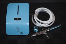 SleepwakAir Airbrush Combo Kit with Compressor, 3 Size Needles and Nozzles