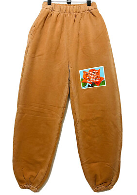 Boys Lie From Another Perspective Sweatpants Brown Tan Small Rare NWOT