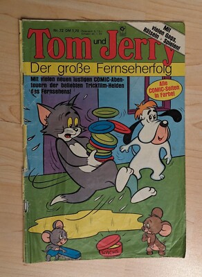 Tom und Jerry , Nr. 72  , Condor Comic 80er Jahre , Kult - TV - Comics , TOP