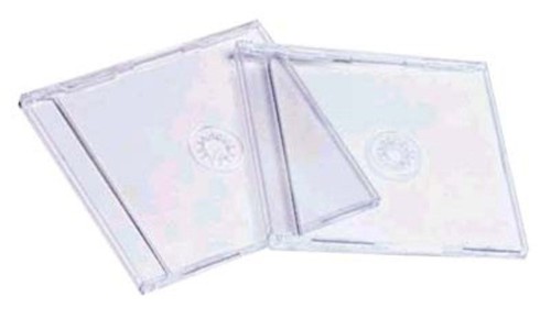 10 x Maxi Single CD 6mm Slim Clear Tray New Replacement Jewel Case J CARD Type - Afbeelding 4 van 5