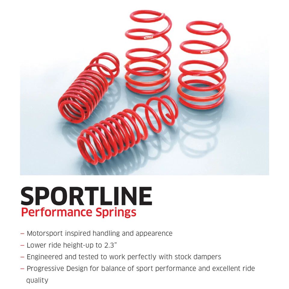 Kit de molas rebaixadoras dianteiras e traseiras Eibach 4.9528 SPORTLINE para 08-23 Challenger - Imagem 3 de 4