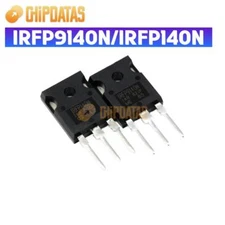 1pair IRFP9140N/IRFP140N IRFP9140/IRFP140 POWER N- Mosfet TO-247 Transistor