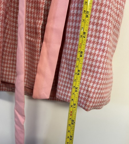 I SAW IT FIRST Women’s New Pink Gingham Balloon Sleeve Blazer Dress UK Size 6 - Picture 8 of 10