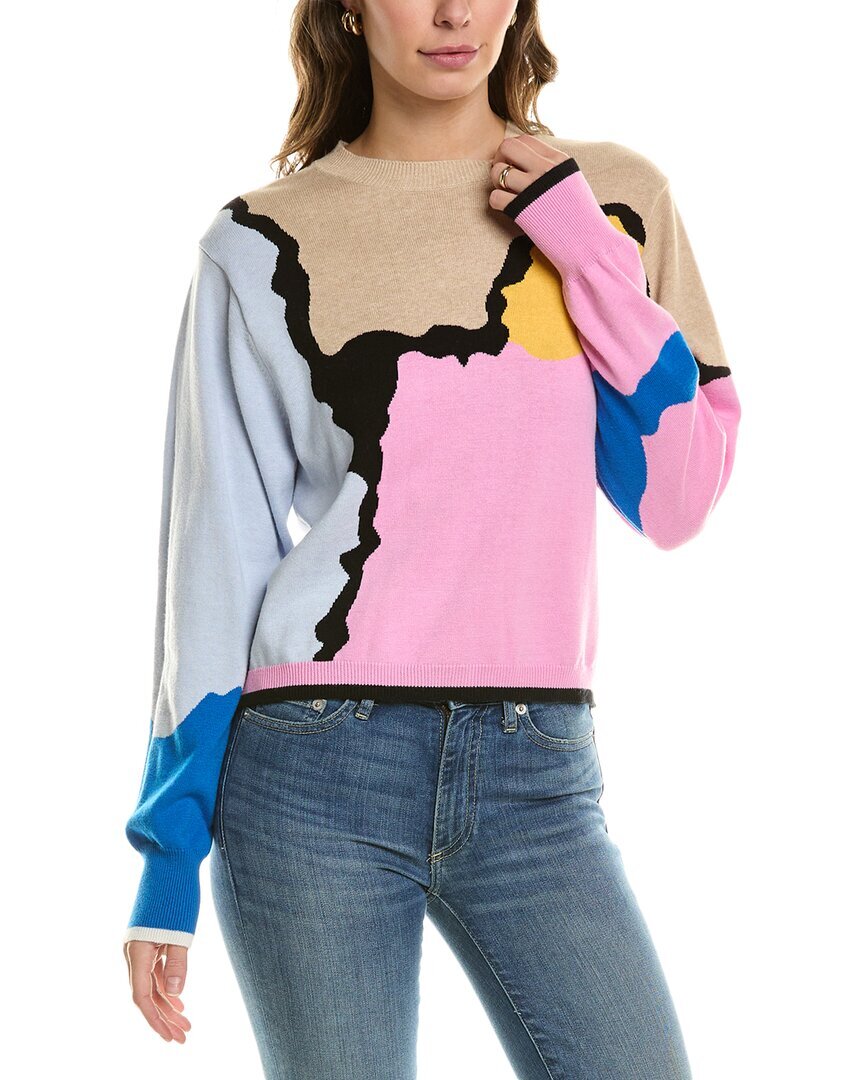 Wispr Aubrey Silk-Blend Sweater Womens