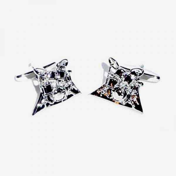Drum Kit Cufflinks - Music Gift - Gift for Drummers