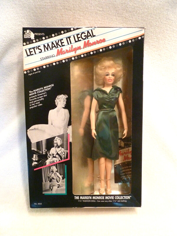 Marilyn Monroe Let's Make it Legal Doll, RARE No 5022, by Tristar, MINT, 1982