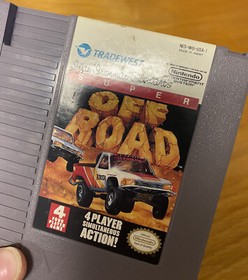 Super Off Road -- NES Nintendo Original Arcade Cl&aacute;sico Aut&eacute;ntico Juego para 4 Jugadores 
