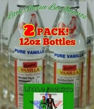 2X   Danncy Pure Mexican Vanilla Extract 12oz Each Bottles   2-Clear    