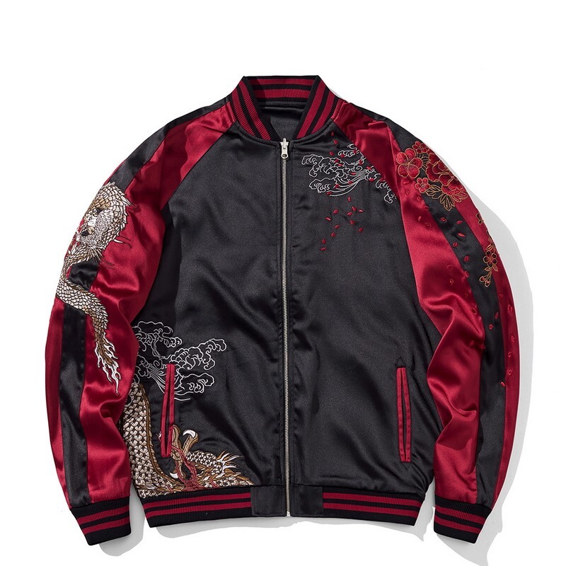 NICXSIXX スカジャン 龍 souvenir jacket NEW: Double Dragon & Phoenix Sukajan Souvenir Jacket⠀ (Link