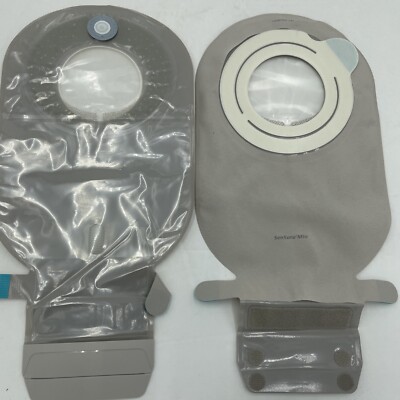 2 Coloplast SenSura Mio Flex Ostomy Pouch EasiClose 12273, 2in, Bag Of 2, NEW