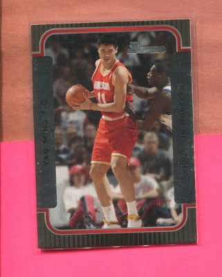 YAO MING HOUSTON ROCKETS 2003-2004 BOWMAN NBA BASKETBALL CARD #1 | eBay