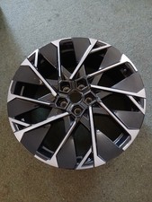 GENUINE RENAULT SCENIC E -TECH 20" DIAMOND CUT BLACK ALLOY WHEEL 403007167R 