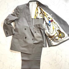 ungano 90s double suit lining all over pattern gray setup