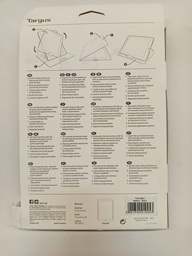 Targus Versavu Slim iPad Schutzhülle Schwarz Rotating Case Drehbare Hülle - Bild 3 von 5