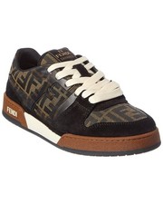Fendi Match Ff & Suede Sneaker Mens