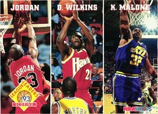 1993-94 Hoops Scoring (Michael Jordan / Dominique Wilkins / Karl Malone) LL #283