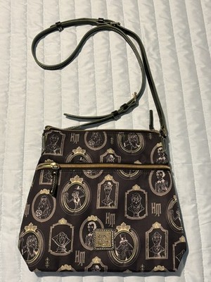 Dooney & Bourke Disney Haunted Mansion Portraits Nylon Crossbody Purse