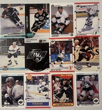 Los Angeles Kings Old School Hockey  50 card lot (A) Gretzky Blake Robitaille