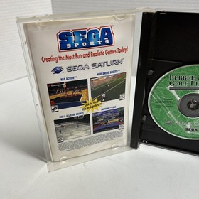 Pebble Beach Golf Links Sega Saturn CIB Complet, Tested