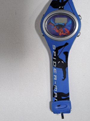 2004 Spiderman Watch With Rubber Band