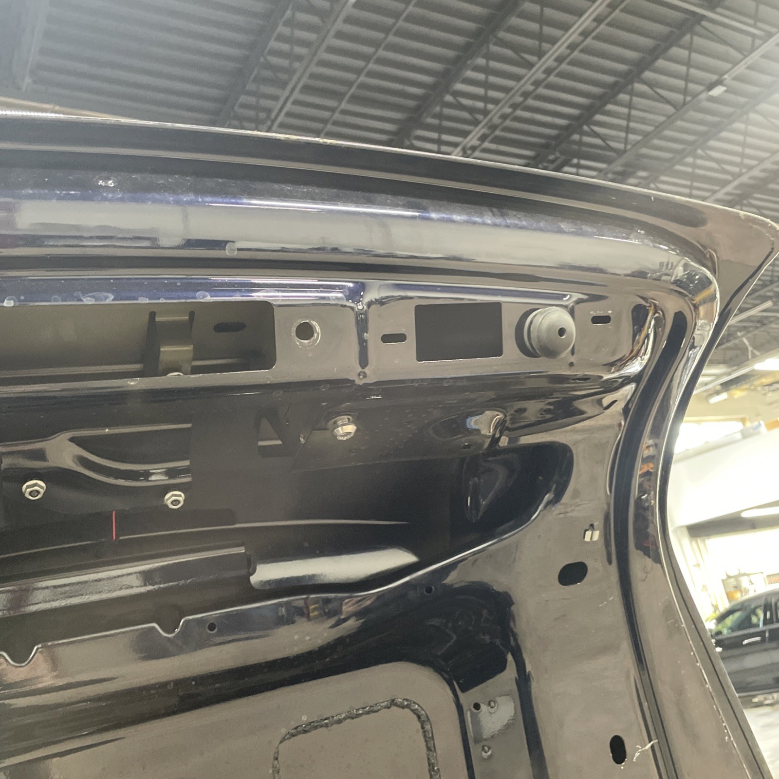 2009 BENTLEY CONTINENTAL Flying Spur Blue TRUNK DECK LID SHELL 3W5827159