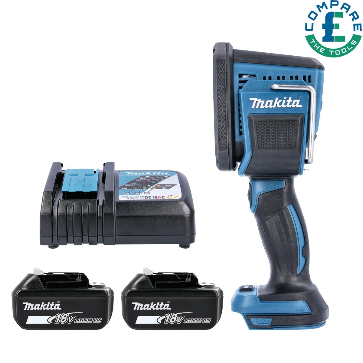 Makita DML812 14.4V/18V LXT Flashlight With 2 x 6Ah Batteries & Charger