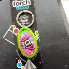 PERSONALISED NAMED dPAL KEYRING TORCH KIDS GIFT PRESENT