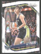 2025 Panini Prizm WNBA #28 Li Yueru White Seismic Prizms Dallas Wings