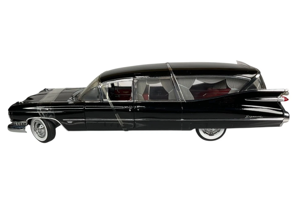 Cadillac Superior 1959 Sunset Coach 1:18 Crown Royale Landau negro fúnebre #50 Foto 4 de 4