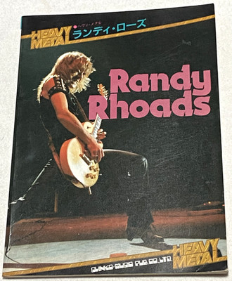Randy Rhoads Heavy Metal Gitarre Partitur Japan Gesang Tabulatur Musik Buch