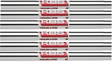 KBS Tour Lite .370 Parallel Tip Stiff Flex Steel Iron Shafts 5-PW 6 Shafts