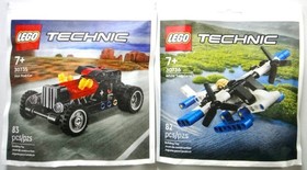 LEGO Technic:8650 Furious Slammer Racer 8240 Stunt Bike (Box Damage) 30735 30736
