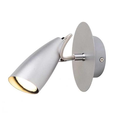 Litecraft Spotlight Wall or Ceiling Adjustable GU10 1 Light - Grey Clearance