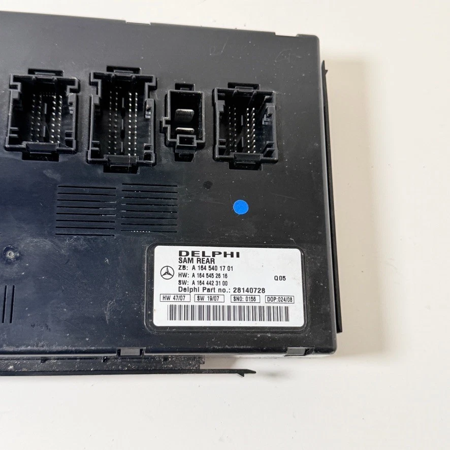 2008 MERCEDES-BENZ ML550 REAR SAM SIGNAL ACQUISITION MODULE OEM A1645401701 - Изображение 2 из 4