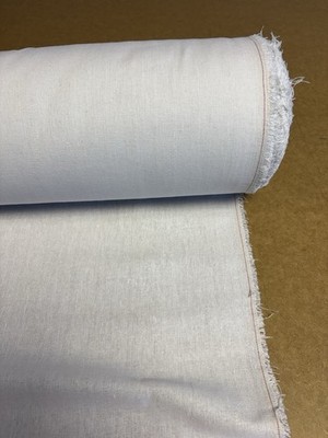 5 Meter hellgrau Leinenmischung leichter Deadstock Stoff