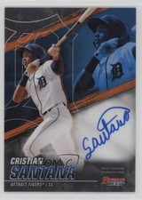 2021 Bowman's Best of 2021 Cristian Santana #B21-CS Auto sh7
