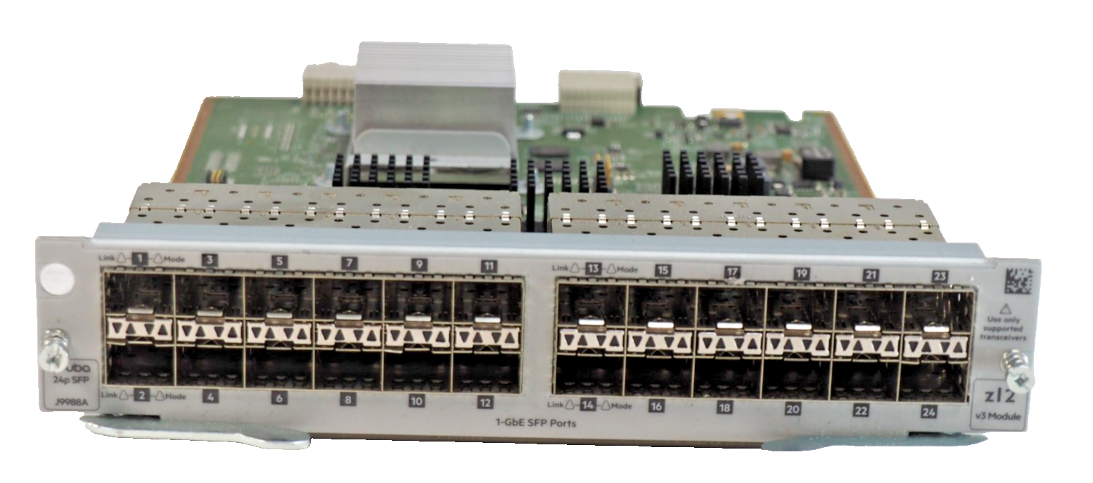 HPE Aruba J9988A 24-Port 1GbE SFP v3 zl2 Expansion Network Module | eBay