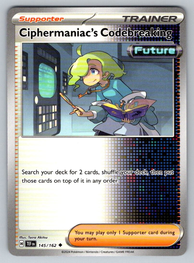 Ciphermaniac's Codebreaking 145/162 Uncommon Temporal Forces Pokemon Near Mint