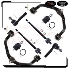 8Pcs Front Control Arm And Ball Joint Tie Rod End Fit For 1998-2011 Ford Ranger