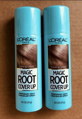L'Oréal Paris Magic Root Cover Up Gray Concealer Spray, Dark Blonde, 2 Oz (2PK)