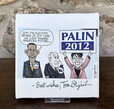 Barack Obama, John McCain, Sarah Palin - Print on Canvas - Tom Stiglich - 2008