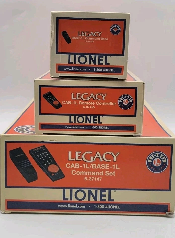 LIONEL 6-37147 LEGACY CAB-1L COMMAND SET - BASE & REMOTE - TESTED & WORKING - Image 2 of 4