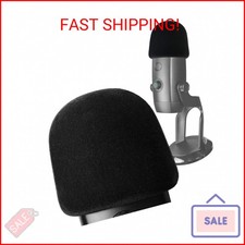 Pop Filter for Blue Yeti X Mic - Foam Microphone Windscreen Cover with Velvet-li