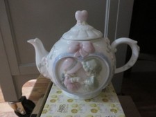 Precious Moments 301485 Two Girls Teapot NEW w/ BOX