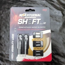 Nockturnal SHIFT Universal Fit Lighted Nocks RED 2pk NT-810 X/H/S/GT Archery