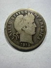 1913 Philadelphia Barber Dime 90% Silver 100+ years Old 🇺🇸 Free 🚢 #2