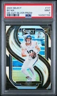 Bo Nix 2024 Panini Select #117 Premier Level Silver Prizm Die-Cut RC PSA 9 MINT